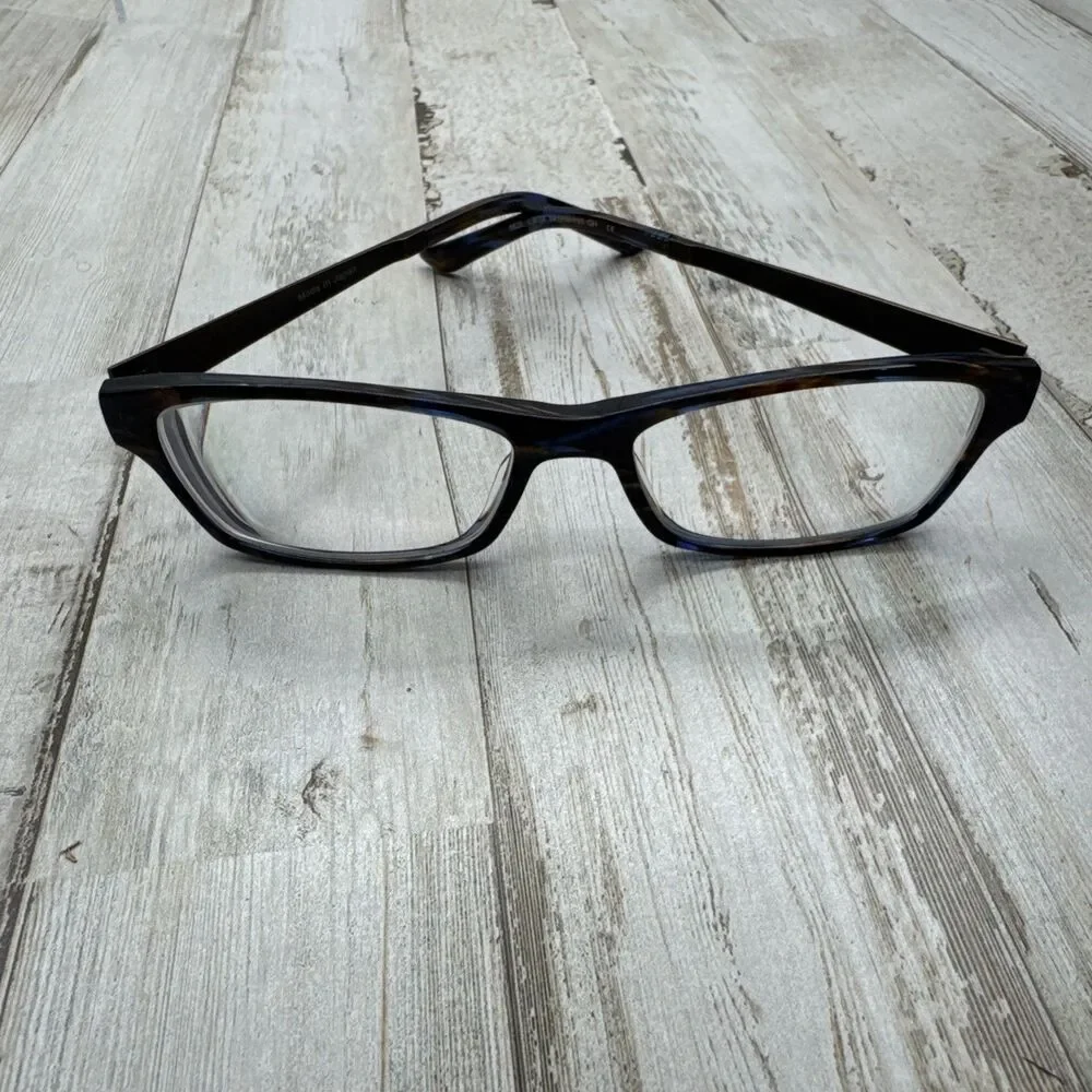 Prodesign Denmark 5628 9034 54/16 135 Blue Brown Rectangular Eyeglass Frames